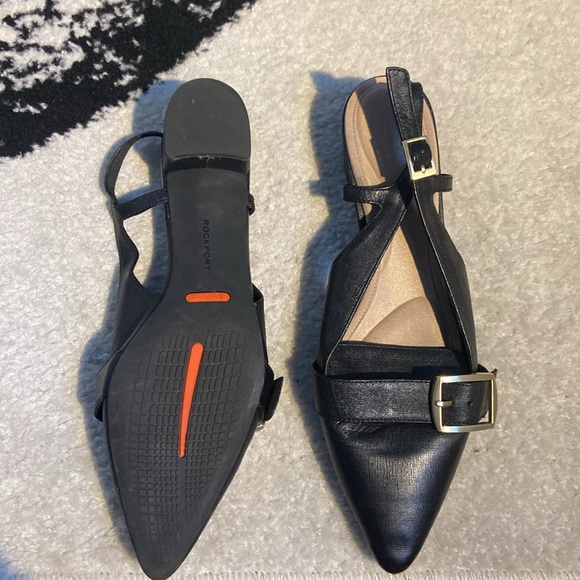 Rockport Women’s Total Motion Gracie Buckle Heel in Black - Picture 3 of 4